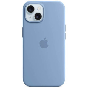 Чехол-накладка Apple iPhone 15 Plus Silicone Case with MagSafe Winter Blue (MT193)