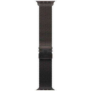 Ремешок Apple Watch 44/45/46/49mm Black Titanium Milanese Loop Small (MXKF3) (Уценка)