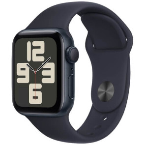 Apple Watch SE 2 2024 GPS 44mm Midnight Aluminium Case with Midnight Sport Band S/M (MXEJ3)