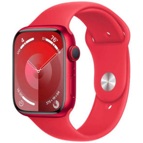 Apple WATCH Series 9 45mm GPS + Cellular (PRODUCT)RED Aluminium Case with (PRODUCT)RED Sport Band S/M (MRYE3)