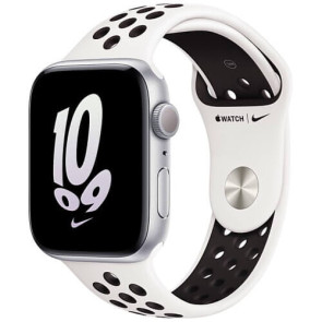 Apple WATCH Series SE 2 40mm Silver Aluminium Case with White/Black Nike Sport Band (MNL93)