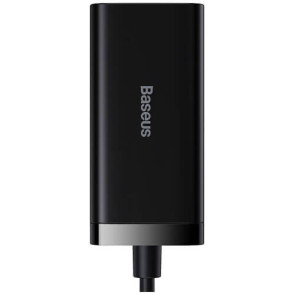 Сетевое зарядное устройство Baseus GaN 3 Pro 100W Black with Type-C/Type-C (CCGP000101)