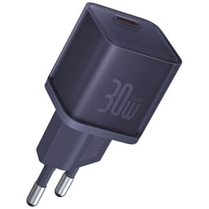 Сетевое зарядное устройство Baseus GaN5S Fast Charger 1C 30W EU (P10162504523-00) Midnight Purple