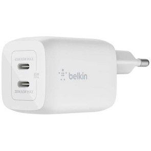 Сетевое зарядное устройство Belkin BoostCharge Pro GaN 65W White (WCH013VFWH)