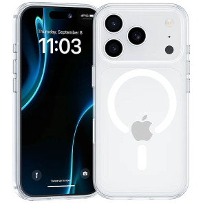 Чехол-накладка Benks Crystal Case for iPhone 17 Pro with MagSafe Transparent (6948005964290)