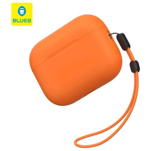 Чехол для наушников Blueo Liquid Silicone Case for AirPods Pro 3 Orange (B50ORG)