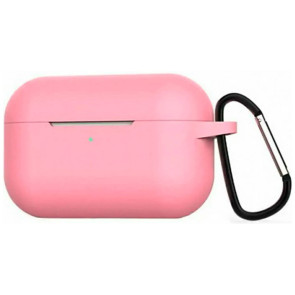 Чехол для наушников Blueo Liquid Silicone Case for Apple AirPods Pro with Carbine Light Pink