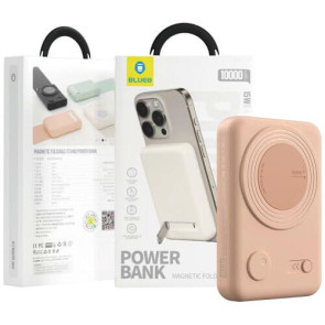 Внешний аккумулятор Blueo Wireless Powerbank with Stand 10000 mAh Pink (P010PNK(S))