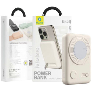 Внешний аккумулятор Blueo Wireless Powerbank with Stand 10000 mAh White (P010WHT(S))