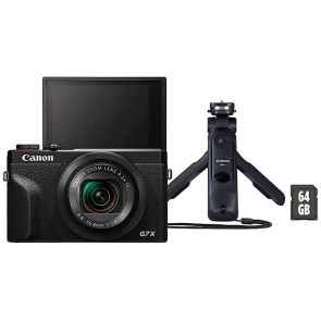Компактный фотоаппарат Canon PowerShot G7 X Mark III Black VLogger Kit (3637C029)