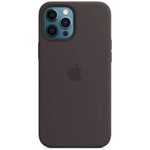 Чехол-накладка Apple iPhone 12 Pro Max Silicone Case with MagSafe Black (MHLG3)