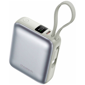 Внешний аккумулятор Choetech Mini PD35W 10000mAh Silver (B832-GO)