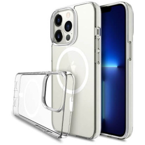 Чехол-накладка FJ Gears Clear Case with MagSafe for iPhone 15 Pro (CSB150101M)