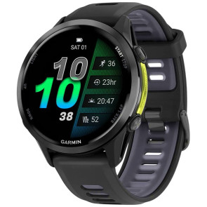 Смарт-часы Garmin Forerunner 970 Carbon Gray DLC Titanium w. Black Case and Black/Translucent W. Band (010-02969-00/10) ГАРАНТИЯ 3 мес.