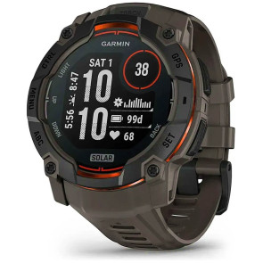 Смарт-часы Garmin Instinct 3 45mm Solar Black with Charcoal Band (010-02934-00) ГАРАНТИЯ 3 мес.