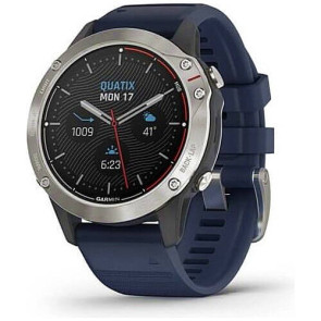 Смарт-часы Garmin quatix 6 Gray with Captain Blue Band (010-02158-90/010-02158-91) ГАРАНТИЯ 12 мес.