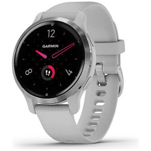Смарт-часы Garmin Venu 2S Silver Stainless Steel Bezel with Mist Gray Case and Silicone Band (010-02429-12) ГАРАНТИЯ 12 мес.