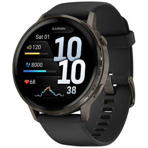 Смарт-часы Garmin Venu 4 45mm Slate with Black Silicone Band (010-03014-00/40) ГАРАНТИЯ 12 мес.