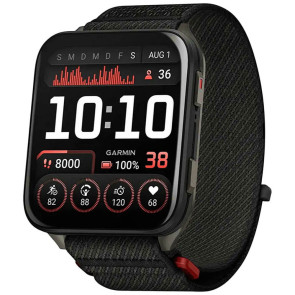 Смарт-часы Garmin Venu X1 Black with Slate Titanium Caseback and Black ComfortFit Nylon Band (010-02980-00/02) ГАРАНТИЯ 12 мес.