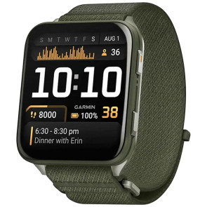 Смарт-часы Garmin Venu X1 Moss with Titanium Caseback and Moss ComfortFit Nylon Band (010-02980-01/03) ГАРАНТИЯ 3 мес.