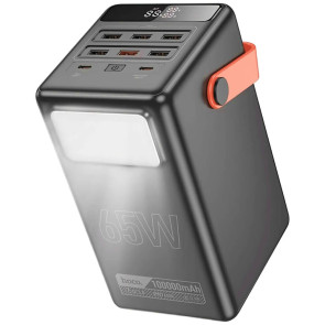 Внешний аккумулятор Hoco Max Centurion 100000mAh 65W Black (DB03)