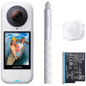 Экшн-камера Insta360 X4 Air Starter Bundle Arctic White (CINSAAFA-SE17)