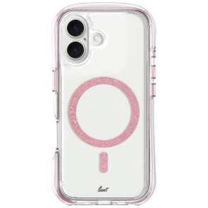 Чехол-накладка LAUT AERO SPARKLE for iPhone 16 MagSafe Pink (L_IP24A_AS_P)