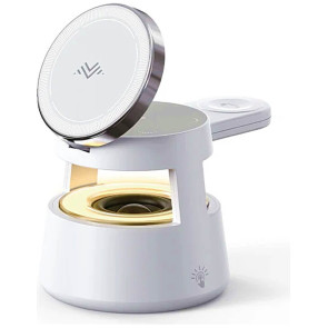 Беспроводное зарядное устройство Monblan 5in1 W1 Compact Series White