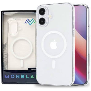 Чехол-накладка Monblan для iPhone 17 Magnetic Crystal Series (Transparent)