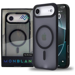 Чехол-накладка Monblan for iPhone 17 Air Magnetic Matte Series (Black)