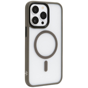 Чехол-накладка Monblan for iPhone 15 Pro Max Magnetic Matte Series (Grey)