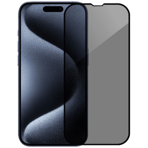 Защитное стекло Monblan for iPhone 15 Pro 2.5D Anti Peep 0.26mm (Black)