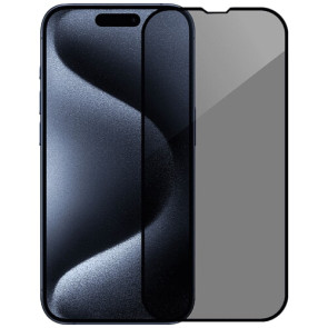 Защитное стекло Monblan for iPhone 16/15/14 Pro 2.5D Anti Peep 0.26mm (Black)