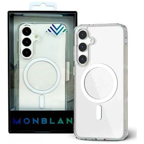 Чехол-накладка Monblan for Samsung S26 Plus Magnetic Crystal Series (Transparent)