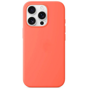 Чехол-накладка Monblan Magnetic Silicone MagSafe for iPhone 16 Pro Tangerine