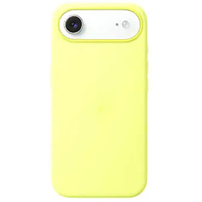 Чехол-накладка Monblan Magnetic Silicone MagSafe for iPhone 17 Air Neon Yellow