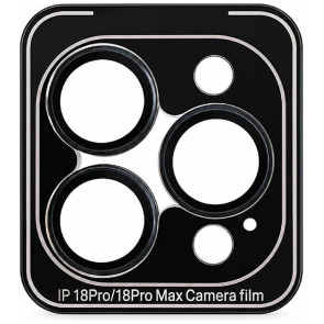 Защитное стекло Monblan для камеры iPhone 18 Pro/18 Pro Max Metal Ring Series (Black)