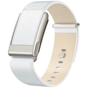 Ремешок для фитнес-браслета Monblan Whoop 5.0 MG Leather Series (White)