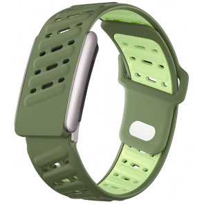 Ремешок для фитнес-браслета Monblan Whoop 5.0 SportFlex Series (Dark Green – Light Green)
