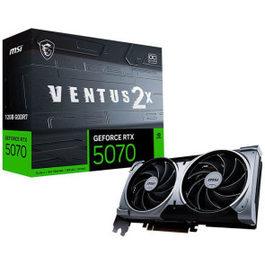 Видеокарта MSI GeForce RTX 5070 12G VENTUS 2X OC (912-V532-003, G5070-12V2C)