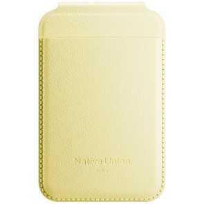 Чехол для пластиковых карт Native Union Active Wallet Stand Magnetic Lemon (ACT-LMO-WAL)