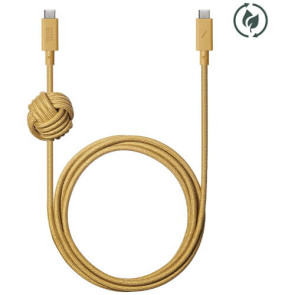 Кабель Native Union Anchor Cable USB-C to USB-C Pro 240W Kraft (3 m) (ACABLE-C-KFT-NP)
