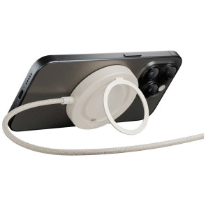 Беспроводное зарядное устройство Native Union SnapStand Qi2 Wireless Charger Sandstone (SNST-QI2-SAN)
