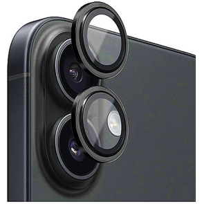 Защитное стекло Blueo для камеры iPhone 17 Sapphire Crystal Series (Black)