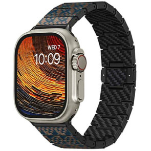 Ремешок Pitaka Chroma Carbon Band for Apple Watch 49/45/44mm Dreamland Stairs (AWB2302)