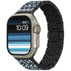Ремешок Pitaka Chroma Carbon Band for Apple Watch 49/45/44mm Dreamland Mosaic (AWB2303)