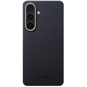 Чехол-накладка Pitaka Edge Ultra-Slim Case Classic Twill 600D Black/Grey for Samsung Galaxy S26 Plus (KS2601S)