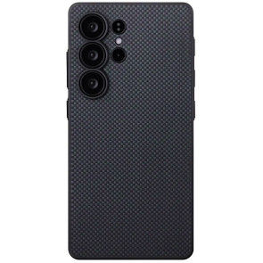 Чехол-накладка Pitaka PinButton Case Plain 600D Black/Grey for Samsung Galaxy S25 Ultra (PBS2501U)