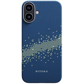 Чехол-накладка Pitaka Tactile Woven Case StarPeak Milky Way Galaxy for iPhone 16 (KI1601MYG)