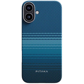 Чехол-накладка Pitaka Tactile Woven Case Moonrise for iPhone 16 (KI1601M)